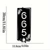 Personalized Silver Metal House Nameplate - Glossy Wall Sculpture for Home, Dining Room & Front Porch Decor, Custom Sign.