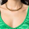 Moschino Logo Decorated Chain Necklace Women Necklace Gold A91668413