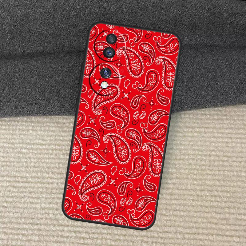 

Paisley Bandana Case For Honor Magic 7 Lite 5 6 Honor 200 Pro X8b X9a X8a X8 X9 X9c X9b 50 70 90 Lite Cover Honor 200 Lite