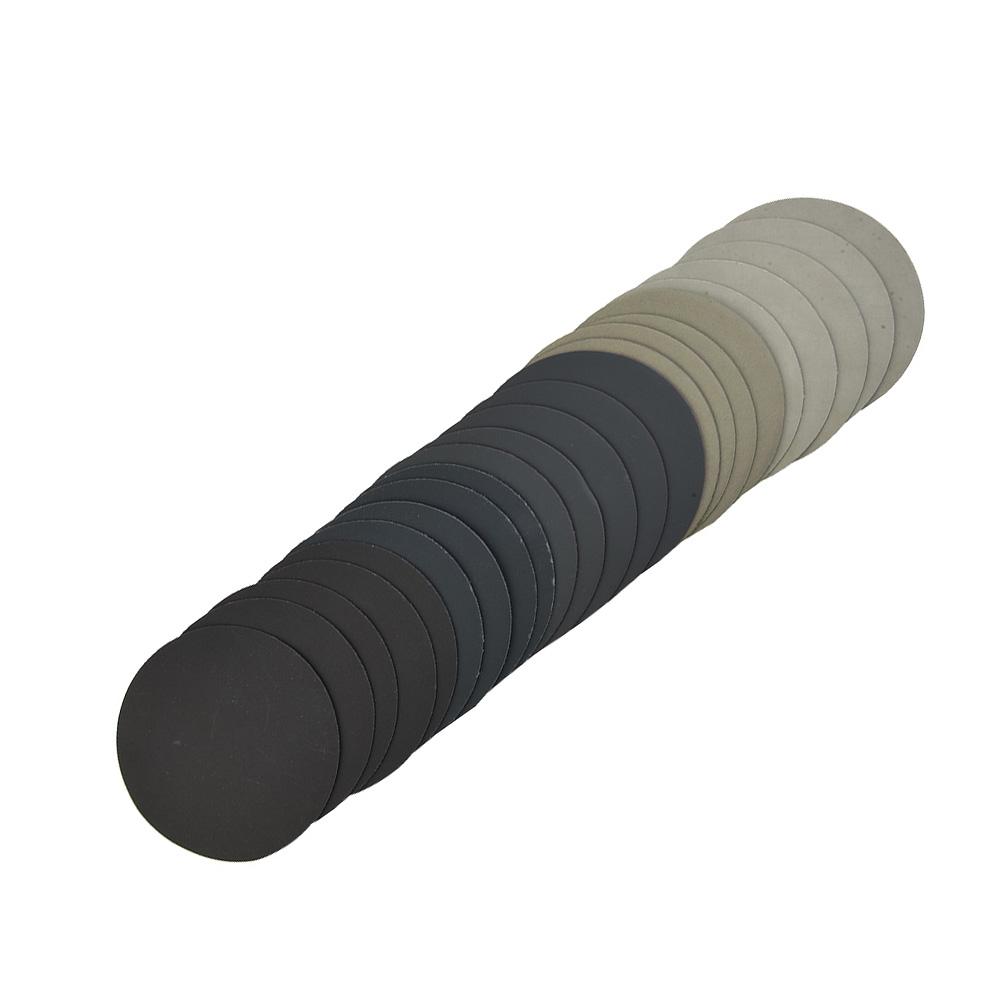 Disc Sandpaper Durability Extend Life For 5 Inch Polishing Pad No Creases 1000/1500/2000/3000/5000 Grit 25 Pcs