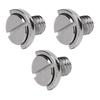 3pcs Camera Screws 3 8in Thread Quick Release Plate Mounting Screw for Photographic Equipment Stand Fill Light Stand
