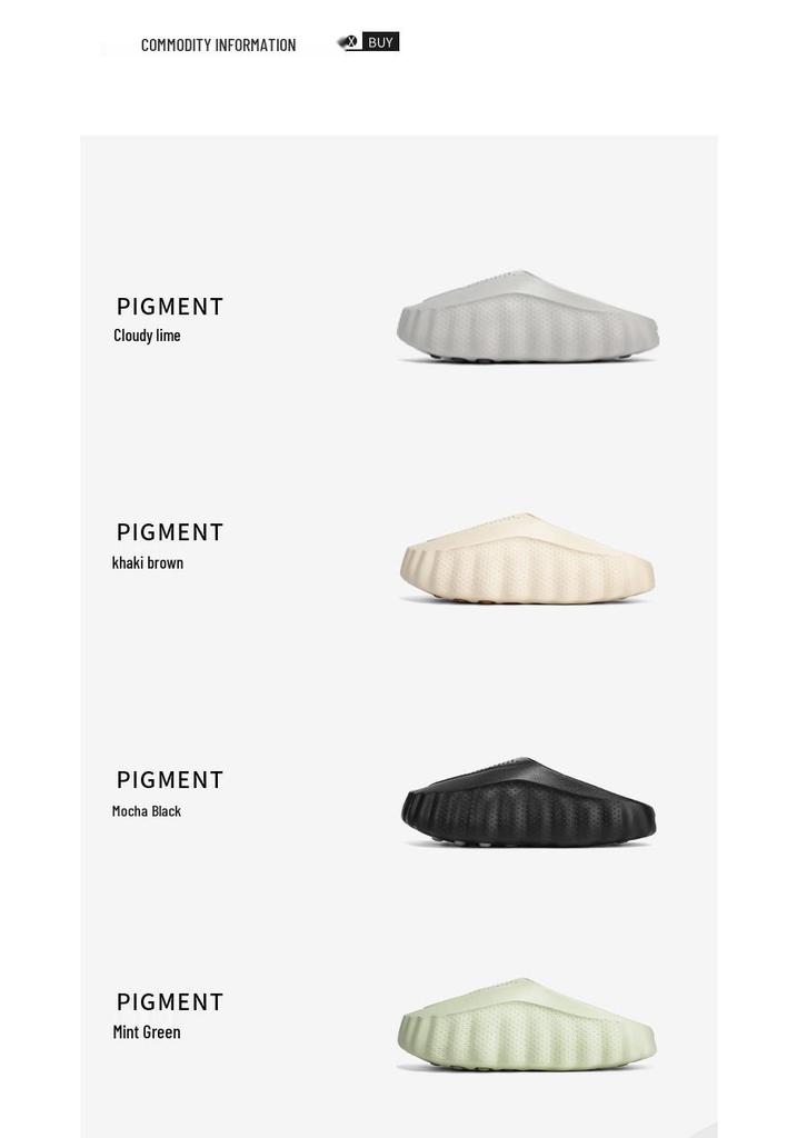 Men's Breathable Closed-Toe Summer Sport Slippers with Soft Sole and Foot Massage Feature