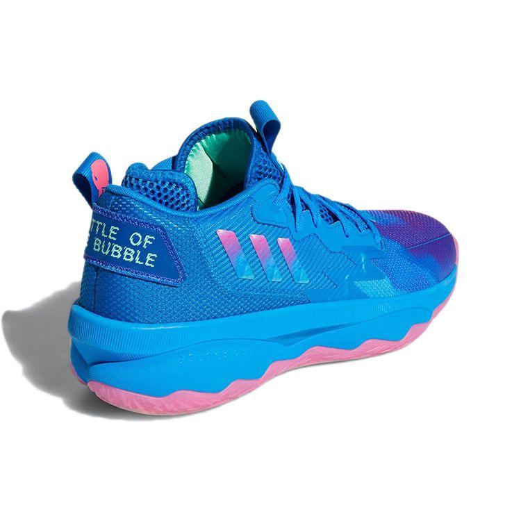 Adidas Dame 8 Battle Of The Bubble Men Sneakers Blue Blue-Rush Pulse-Mint GY2770