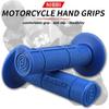 Motorcycle Hand Grips, 7/8" 22mm 24mm Dirt Bike Grips, Universal Motorcycle BLUE