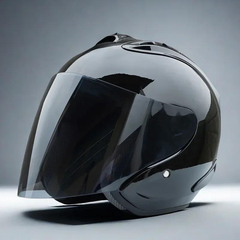 SZ Ram 3/4 Open Face Helmet Approved Racing Safety Hat Summer Season Safety Single Len Motorcycle Helmet Women Men ECE Capacete