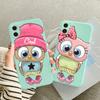 Cute Cartoon Animal Owl Case For Iphone Se2 Se3 2022 8 7 Plus X Xr Xs Soft Cover For Iphone 11 12 13 14 Pro Max Mini 14plus Capa