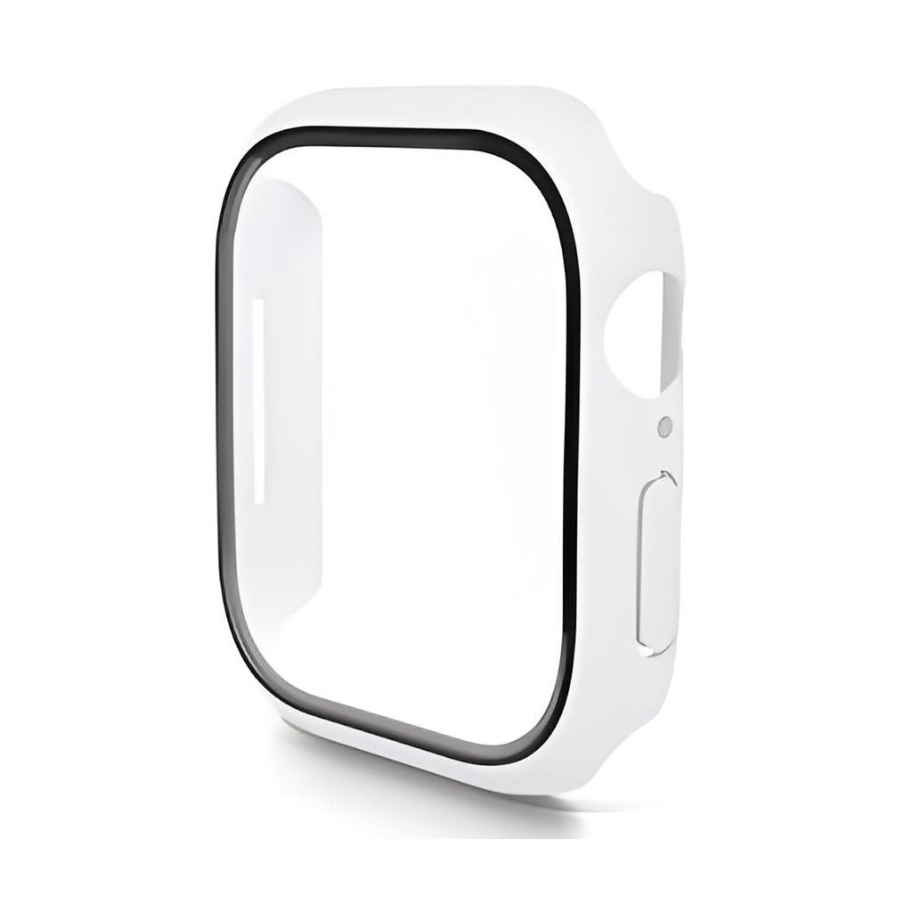 For Apple Watch Series 11/10 42mm Watch Case ENKAY HAT PRINCE Rubberized Hard PC Cover with Tempered Glass