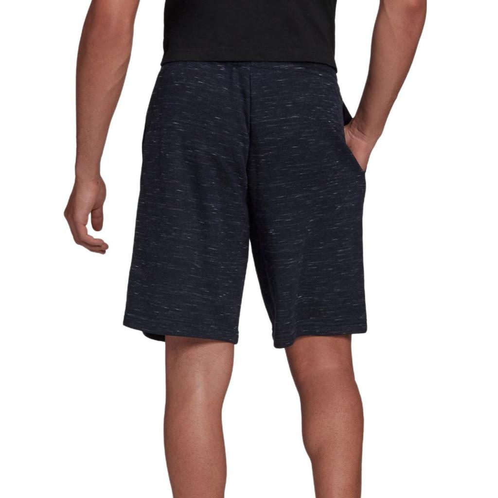 adidas Pantaloncini Essentials Mélange con Logo Stampato Sport all'Aria Aperta Vita Elastica Vita Media Pantaloncini Casual Uomo Pantaloncini Blu Inchiostro Leggendario HE1799