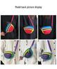 Trendy Dopamine Color Block Korean Crossbody Bag - 2025 Style Phone & Outdoor Sports Bag