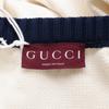 Gucci [Domestic Regular/25Stainless Steel] 814520 XKEJS Intarsia Cotton Knit Cardigan Tops M White / NavyUsed