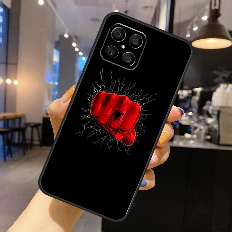 

Albania Albanians Flag Phone Case For Huawei P30 P20 P40 Lite P50 Pro P Smart 2019 Nova 5T Honor 50 X8 X9 Cover Honor X8