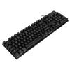 Wired Mechanical Gaming Keyboard 104 Keys Colorful Light Suspended Keycaps Comfortable Touch USB Mechanical Keyboard