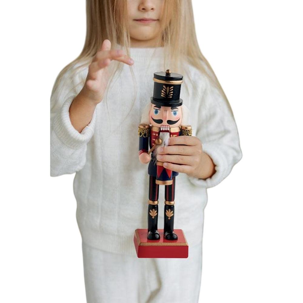 MidOcean Jolly Crunch Wood Nutcracker Ornament