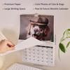 2026 Wall Calendar, 12 Months Cute Cat & Dog Pet Calendar 2026 Monthly, 8.2 x 11.7 inch, from Jan 2026 - Dec 2026, Thick & Sturdy Paper with Hanger,