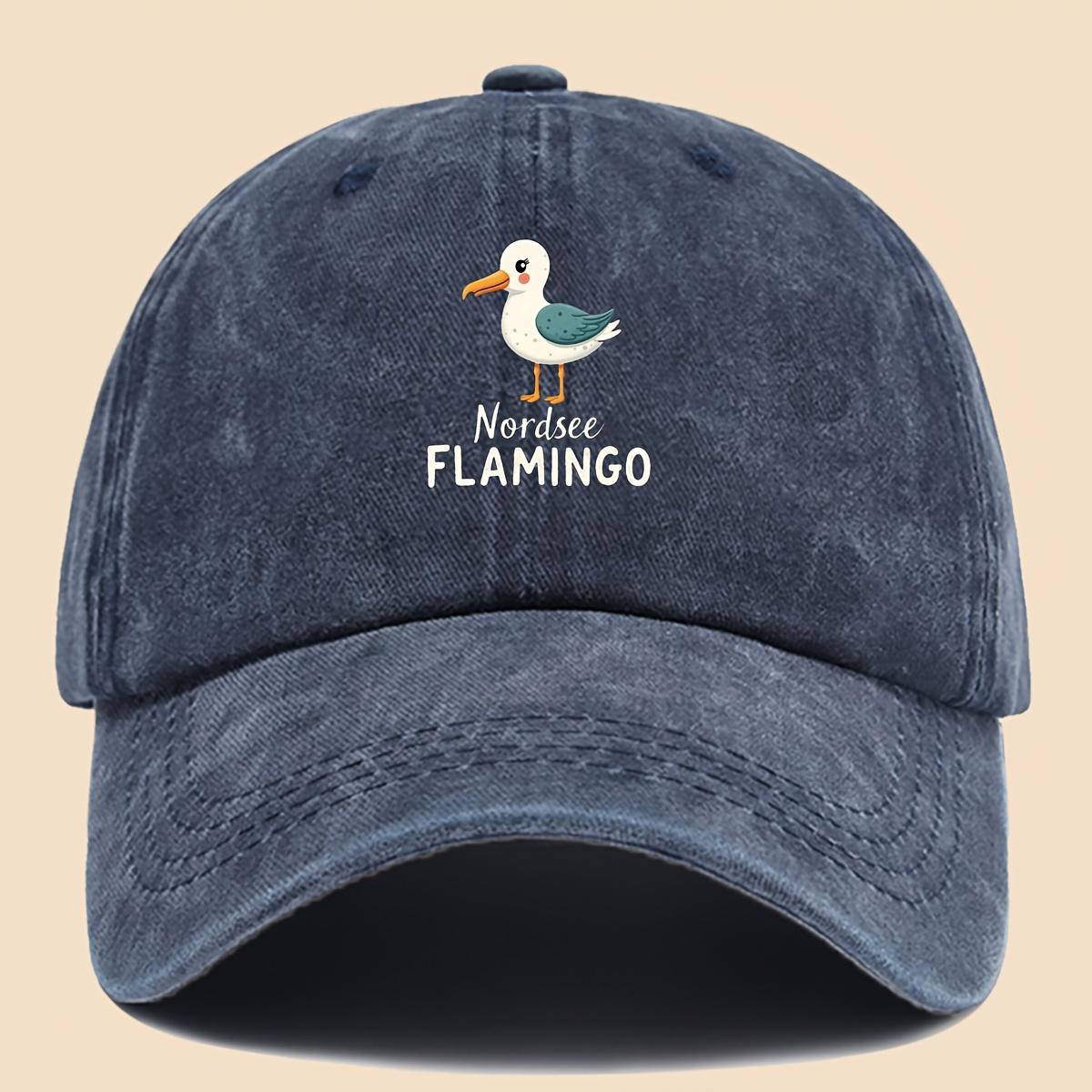 Cartoon print design baseball cap fashionable personality versatile outdoor fishing hat темно-синий