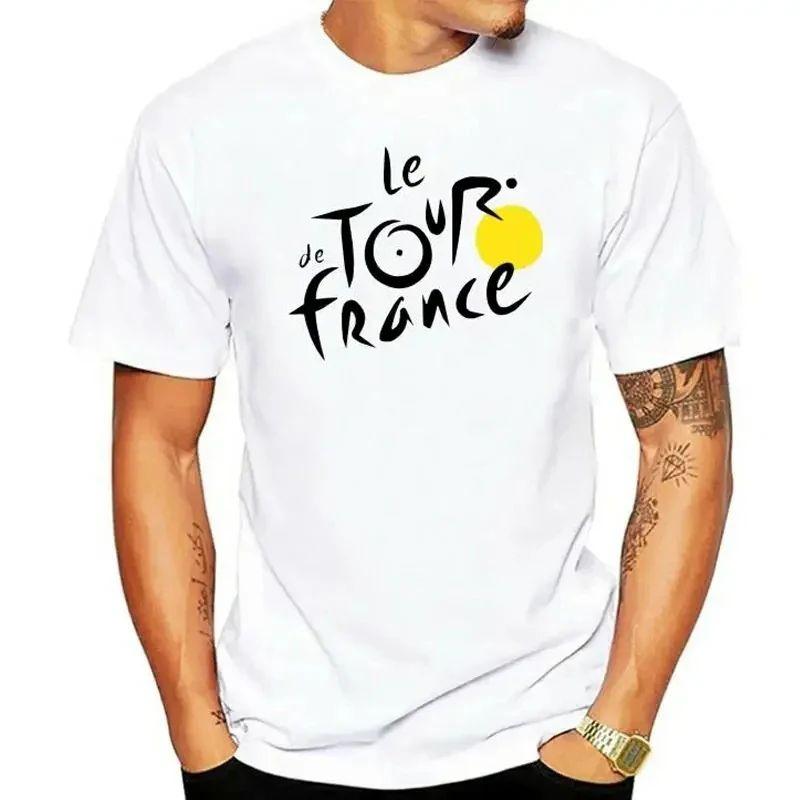 

2025 New Summer Le Tour De FranceS T-shirt Sweatshirt with Garland Printing, French Bicycle, Unisex T-shirt, Loose Sports Top L