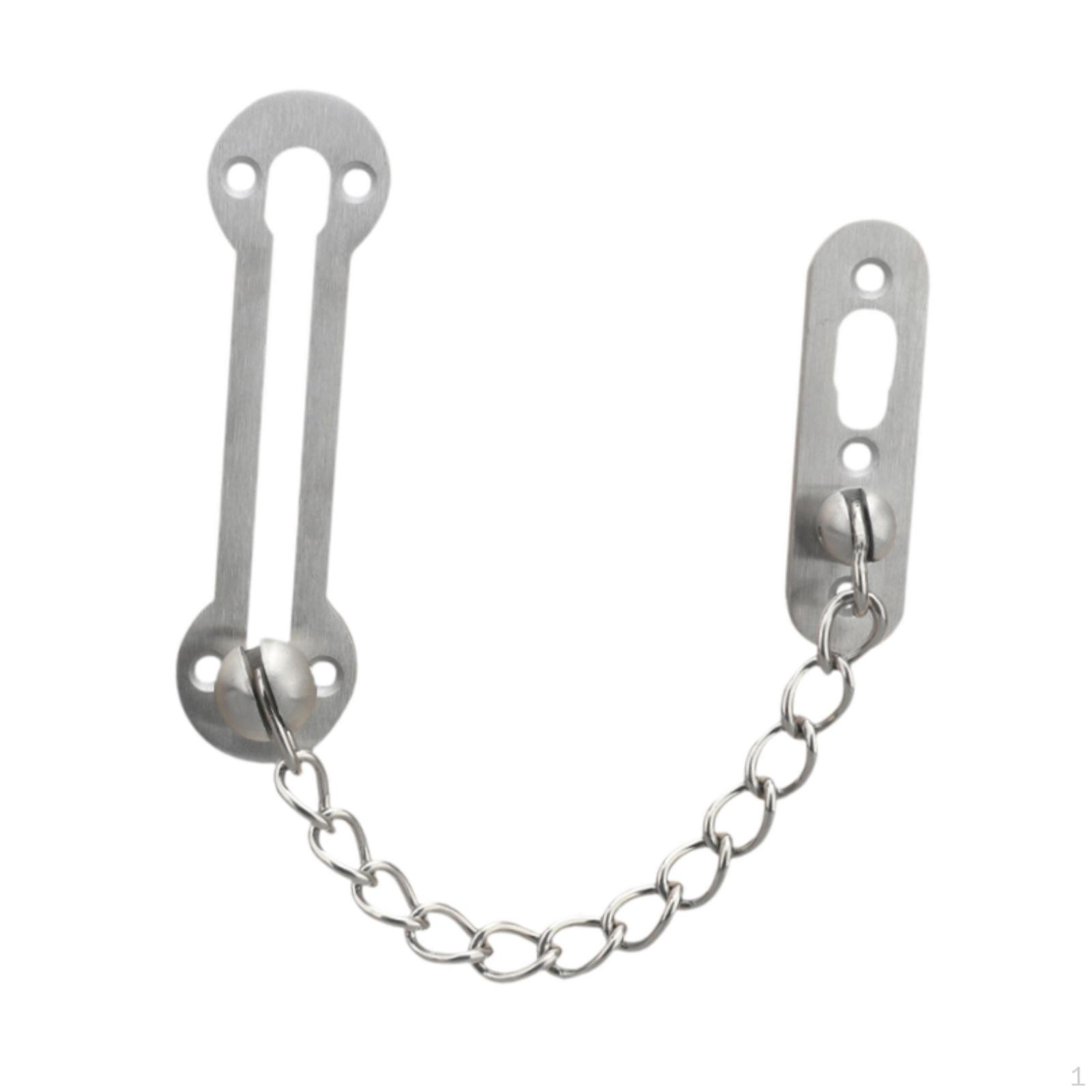 

Door Chain Lock Security Sliding Metal Sturdy Easy Installation Latch Buckle Heavy Duty