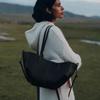 Kabelka crossbody z pravé kůže - Niche designová taška přes rameno, Velkokapacitní pro ženy