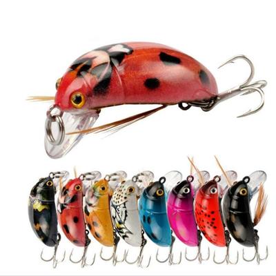 1Pcs 4cm/3.8g Cicada Bait Fishing Lure Hard Bait Insect Bug Lure Sea Beetle Bass Carp Crank Floating Wobblers Fishing Tackle