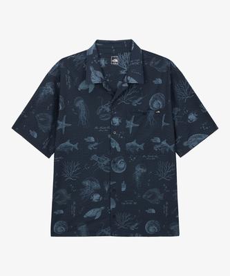 Noseupeiseu Nh8Ss07A Men'S Maris Short Sleeve Shirt Navy