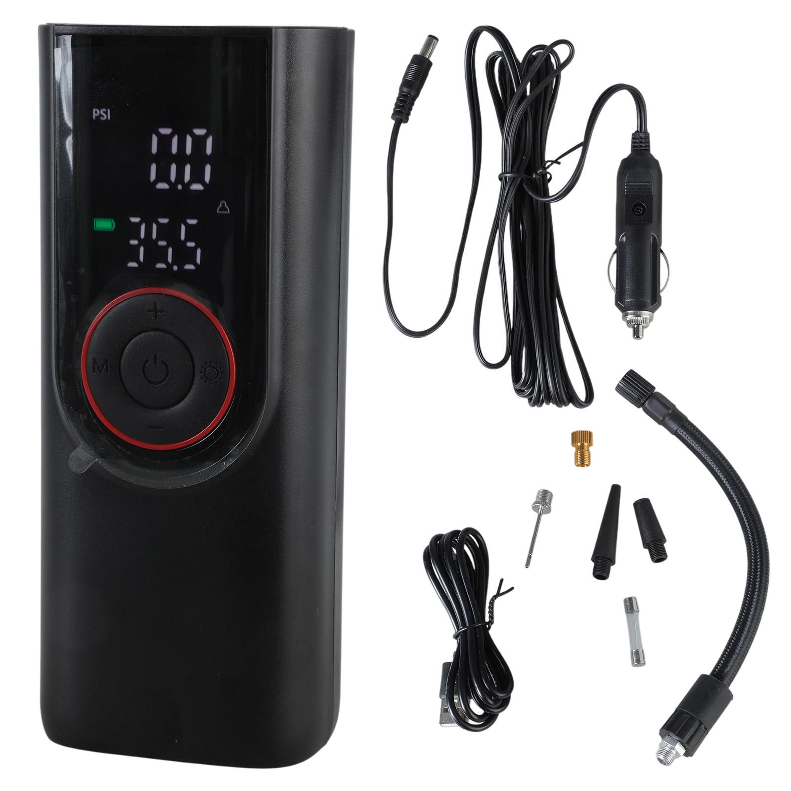 

Tire Inflator Portable Air Compressor, 150PSI Portable Air Pumps with Digital Pressure Display Cordless Air Compressor 1