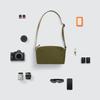 Urth Dolomite Crossbody Camera Sling Bag (Green) 5.1L Camera Bag, Shoulder Bag, Compact Pouch, Divider, Waterproof, Padded