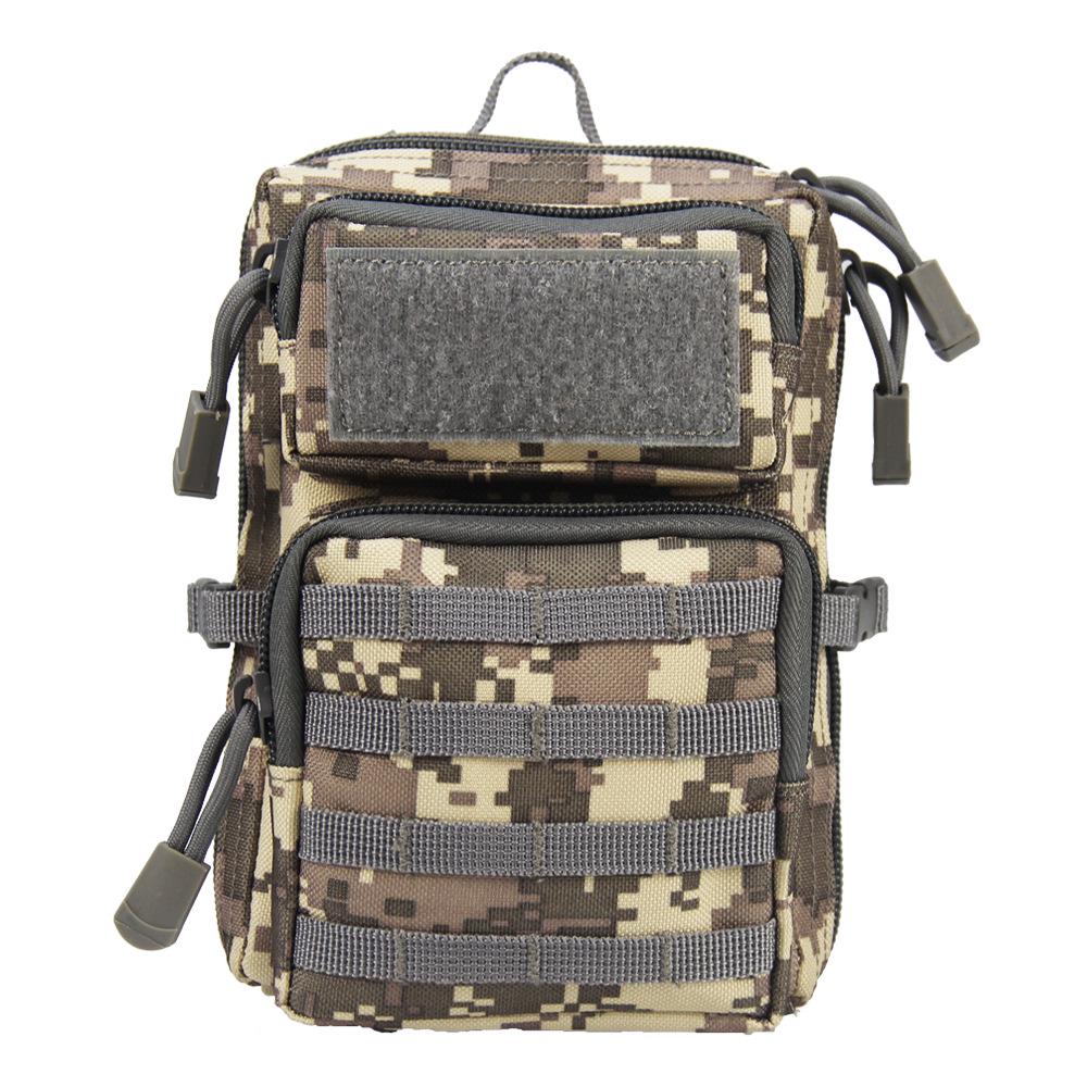 3P Outdoor Compact Tactical Camouflage Crossbody Bag for Phone, Coins, and Accessories 8*12*18cm