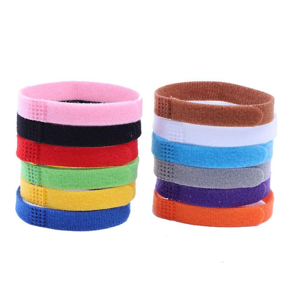 15PCS Identification ID Collars Whelp Kitten Dog Cat Velvet Practical Nylon Reusable Puppy ID Collar Pet Supplies