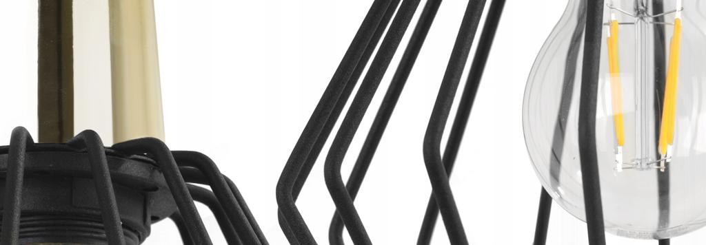 Hängelampe, Deckenleuchter, Drahtschirm, LED