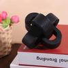 Creative Art Craft Wood Knot Ornament Handmade 3-Link Chain Wooden Buckle Hand-carved Wooden Chain Ball Office