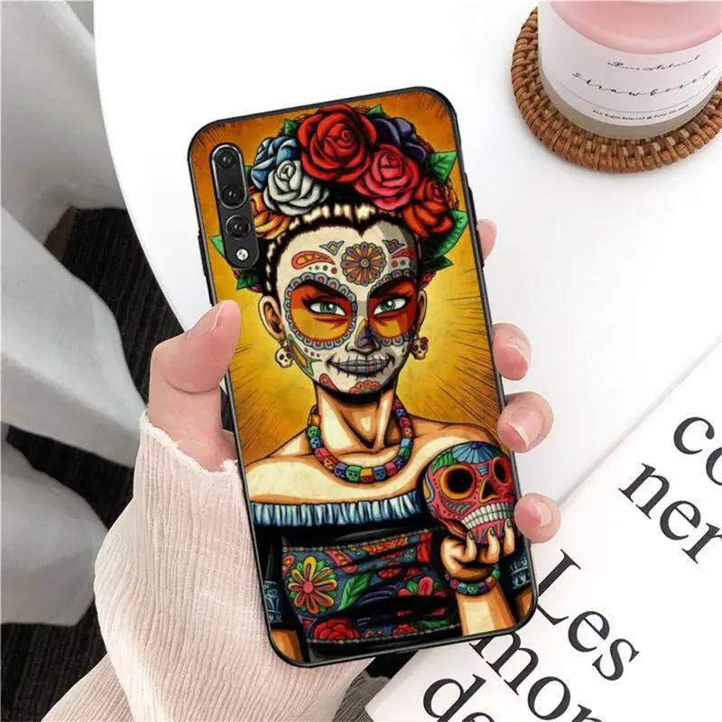 RUICHI Mexican Catrina Skull Girl Phone Case For  Xiaomi 9 10 11 PRO LITE Redmi NOTE  7 8 9 A PRO K20 30 PRO