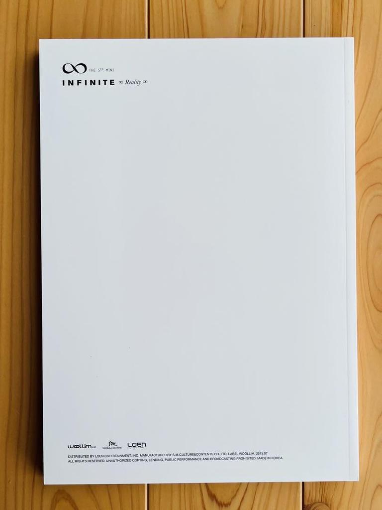 [USED] INFINITE "Reality" Limited Edition