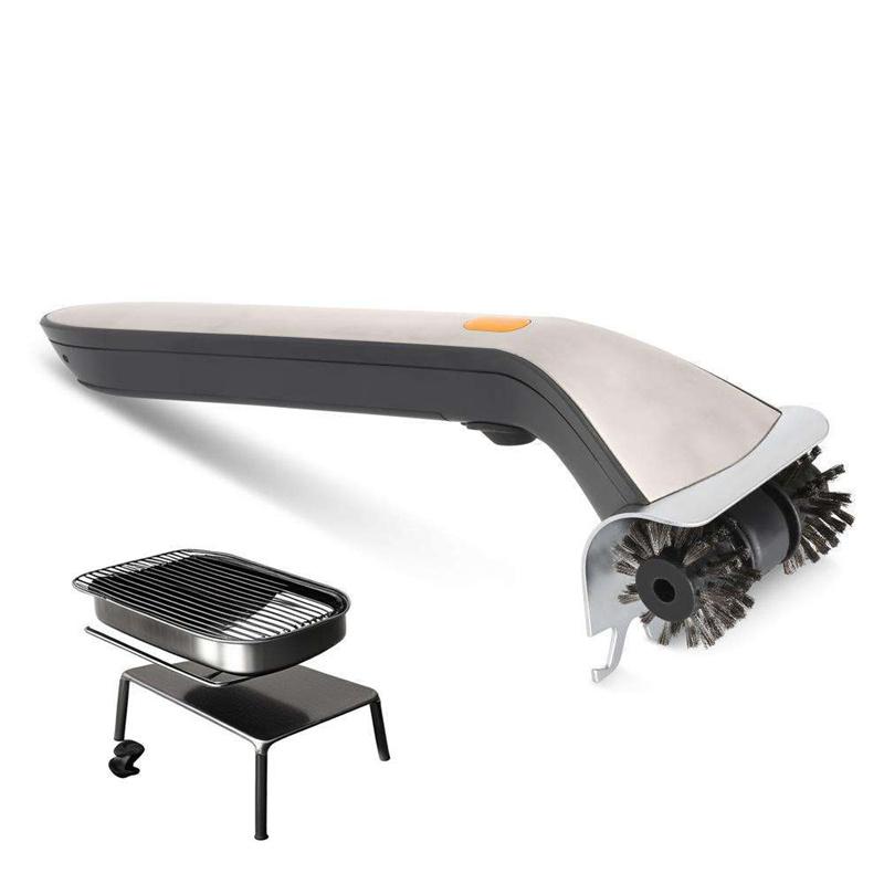 Certifikovaný dobíjecí elektrický parní grilovací kartáč Nerezový drátěný grilovací kartáč BBQ gril grilovací síťka kartáč