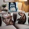 British singer F-FKA T-Twigs E-EUSEXUA  Pillow Case Office Cushions Suitable For Sofa Car Bedroom Decorative Cushion Cover