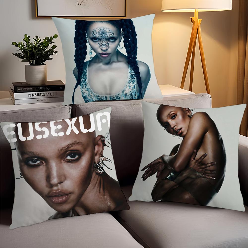 British singer F-FKA T-Twigs E-EUSEXUA Pillow Case Office Cushions Suitable For Sofa Car Bedroom Decorative Cushion Cover