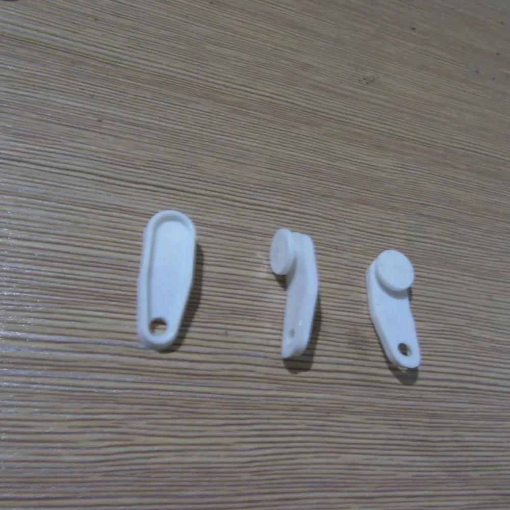 50 Pcs New White Curtain Track Clips Durable Multifunction Curtain Track Hooks Plastic Drapery Hooks Shower