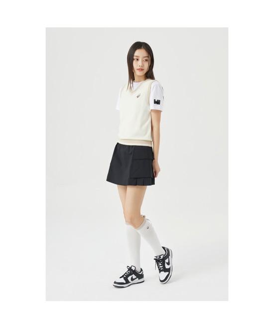 Goldeunbeeo (W) Side Pleated Skirt G5Kcm26201Bkx