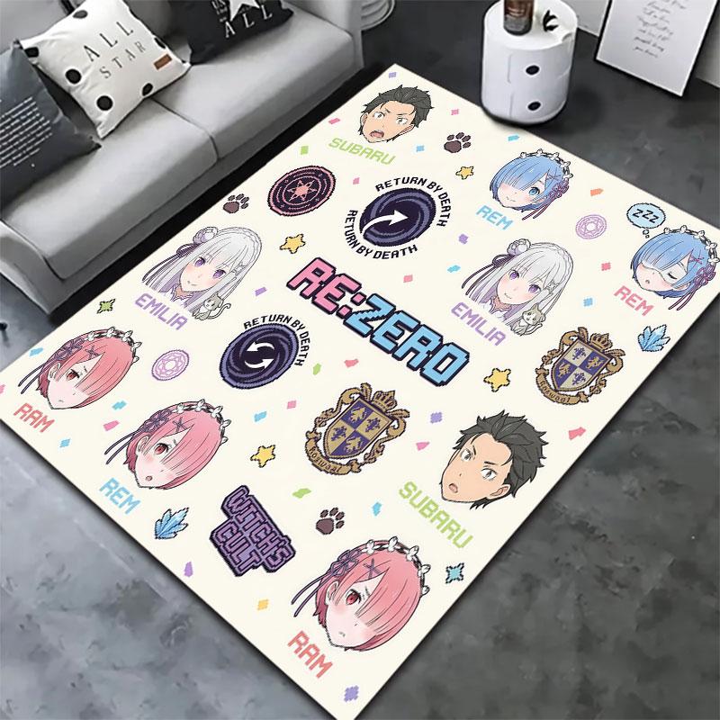 Re Zero Carpet Rug For Living Room Bedroom Home Sofa Decoration Kids Play Nonslip Floor Mat