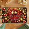 VIKAMA Luxurious, Festive, Winter Warm Christmas Rug, Porches, Bathrooms And Kitchens Non-Slip And Dirt-Proof Carpet Home Decor