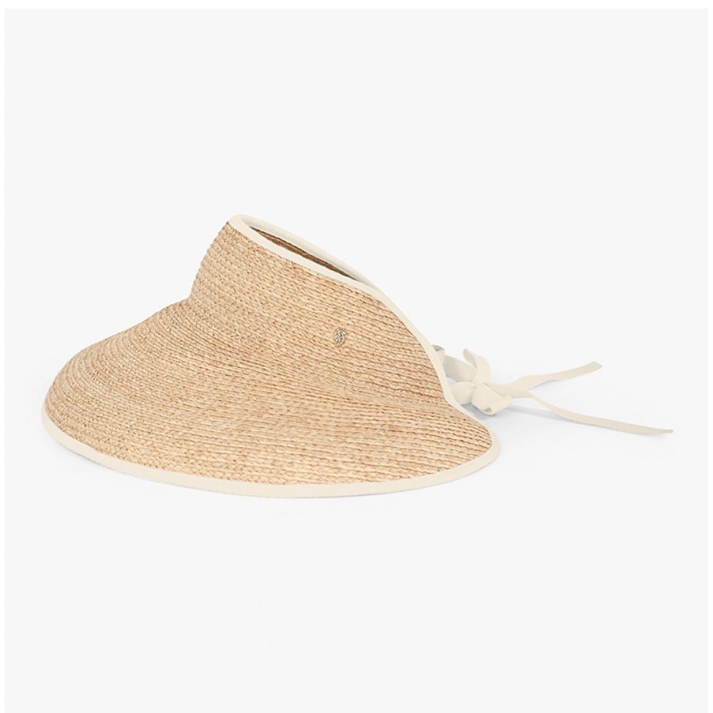 Helen Kaminski My Natural Sand Visor Sun Cap Hat50315