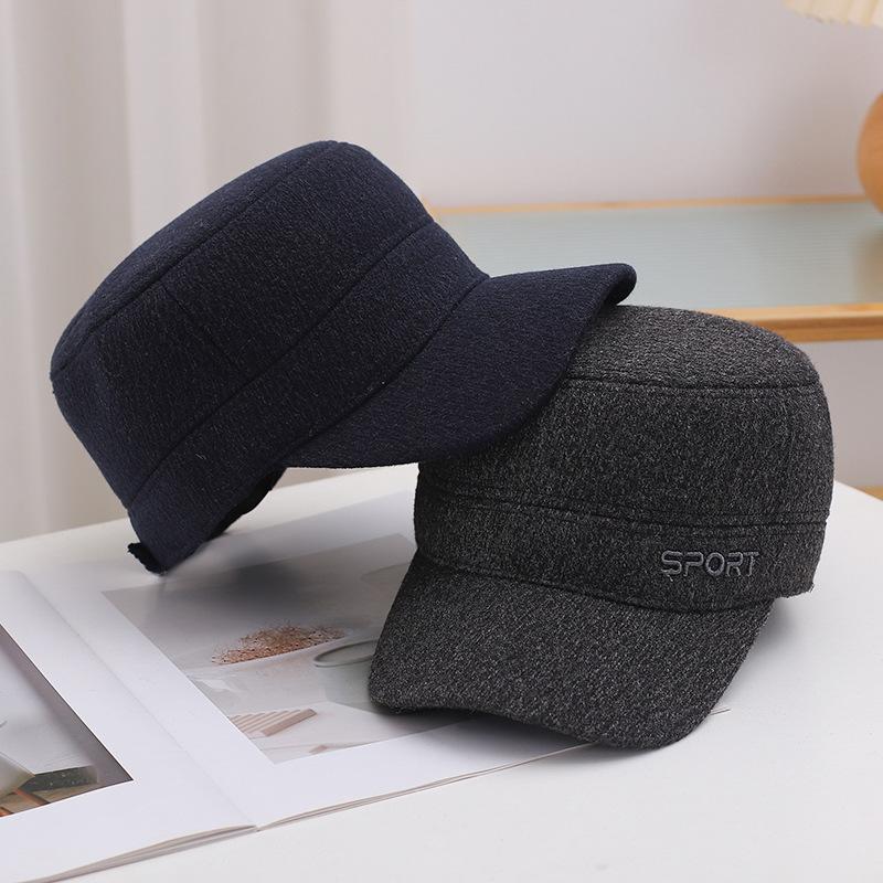Korean Style Fashion Trend Baseball Hat Men's New Autumn and Winter Outdoor Warm Baseball Cap Retro