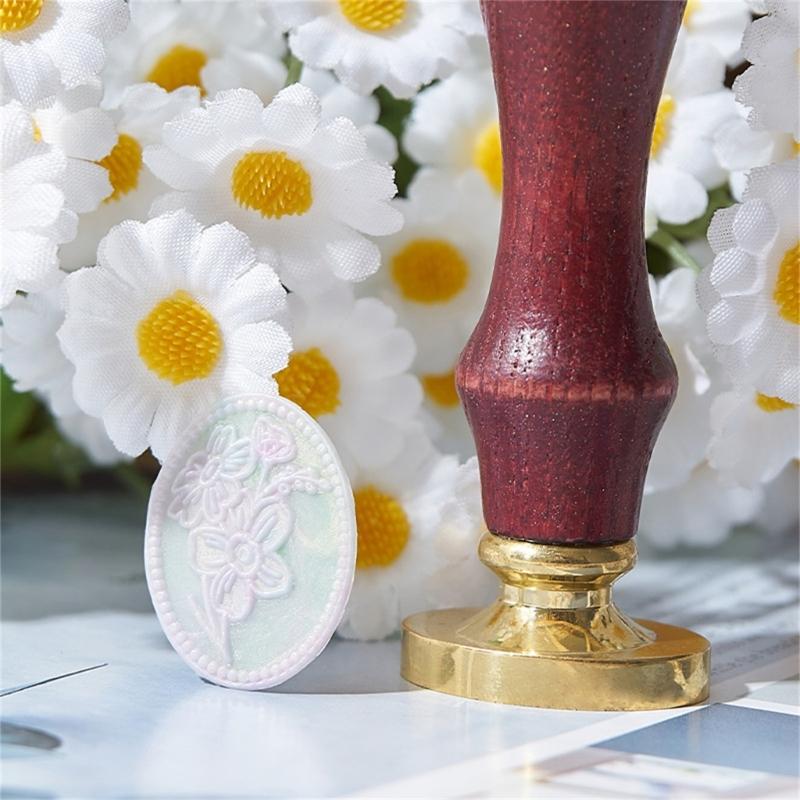 Sigiliu Embosat Ceară Sigilantă Cap Ștampilă Sigilantă din Alamă Cap Ștampilă Sigiliu Ceară de Rezervă pentru Sigilarea Plicurilor sau Felicitări