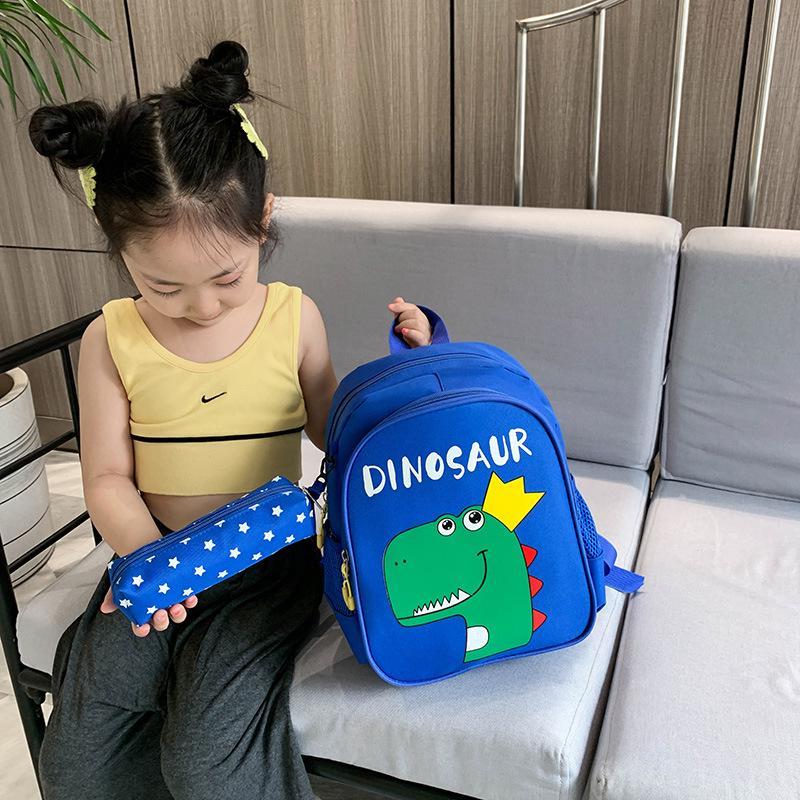 Kids' Cartoon Print Lightweight Backpack with Spine Protection - Ideal for Kindergarten To Elementary School