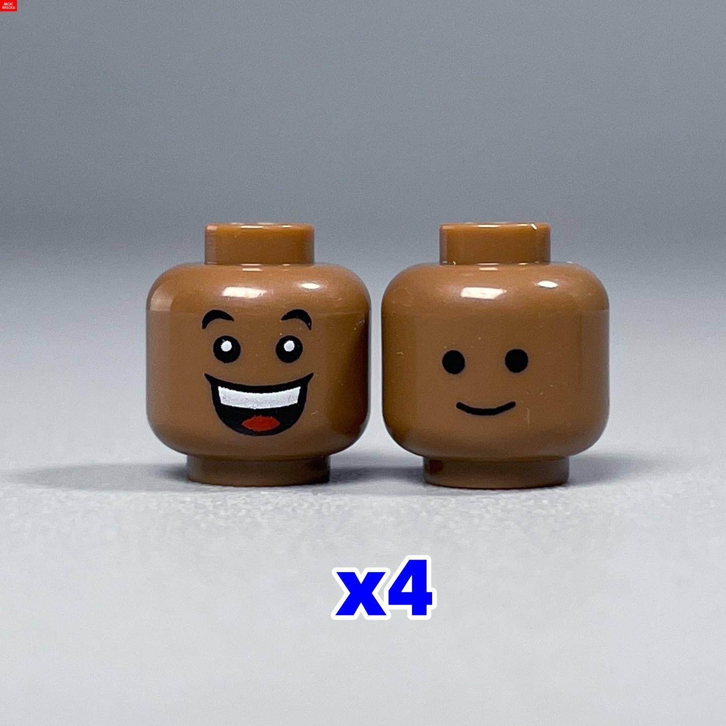 

8pcs MOC Bricks Boys & Girls Face Head Figure Expression Part Learning-Focused Building Blocks Playthings For Children