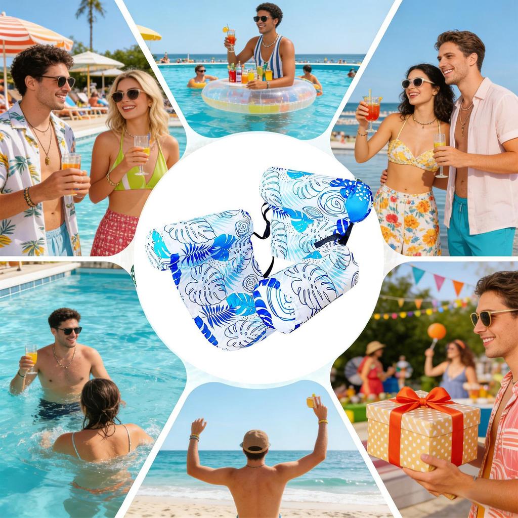 Heavy Duty Large Inflatable Floating Chair Adult Pool Float Water Lounge For Tanning Relax Lake Beach River Dock Outdoor Water