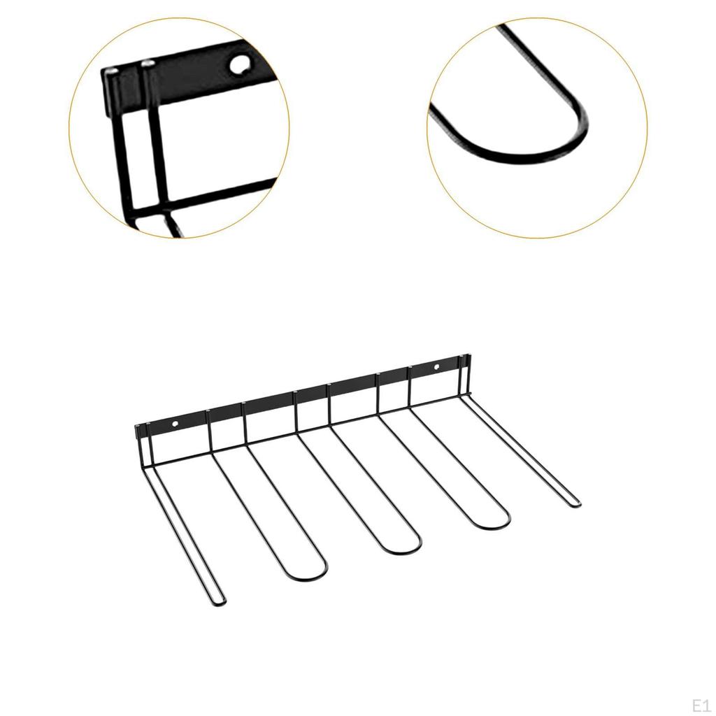 Wall Mounted Boot Rack Tall Holder Heavy Duty Dryer Wader Hanger for Garage, Closet Indoor