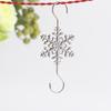 5/10Pcs Christmas Hook Snowflake Design Stainless Steel Hooks Winter Theme Home Holiday Decor Accessory