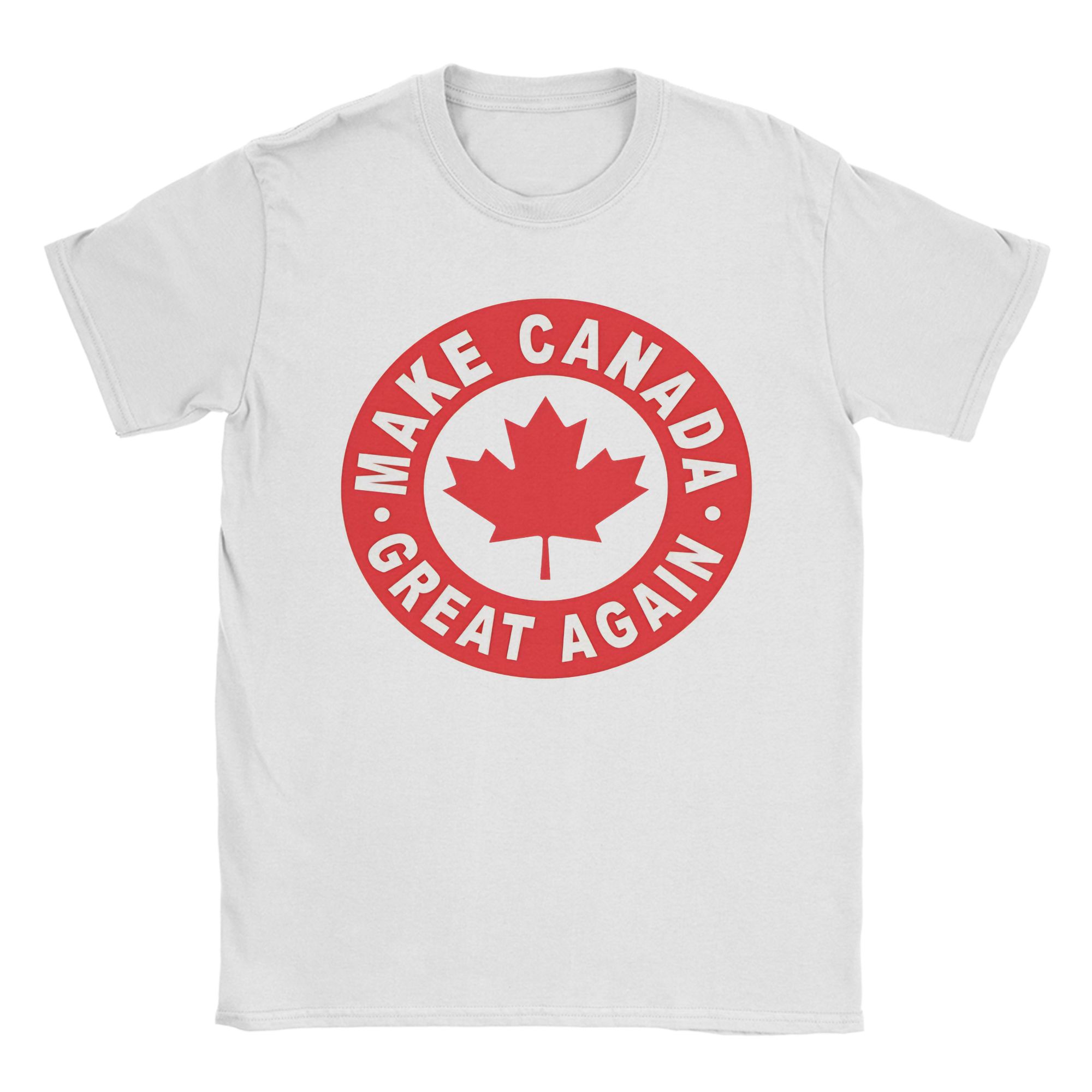 

Make Canada Great Again T Shirt Summer 100% Cotton T Shirts For Men Casual Tee Shirt Short Sleeves Y2K Basic Tees 5XL різнокольоровий