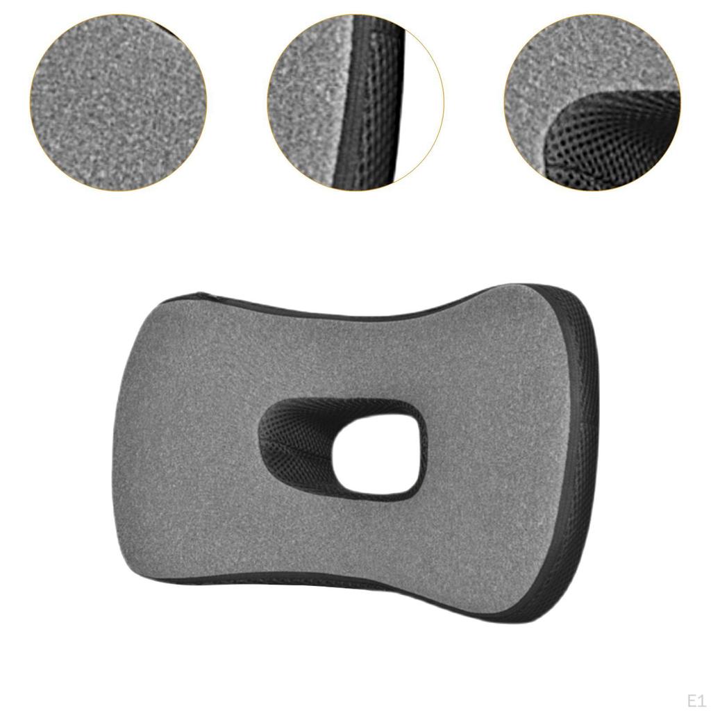 Lumbar Pillow Lower Back Lightweight Home Exercise Cushion Waist Support for Workout