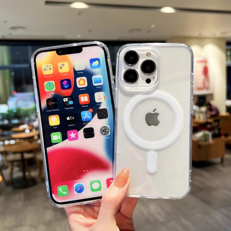 Magnetic MagSafe-Compatible Transparent Case for iPhone 17 Pro Max